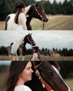 Spätsommer Cowgirl 🤠  Heute gibt's ein kleines Throwback zu 2025 und einem Fotoshooting in meiner Heimat. Für dieses Jahr haben wir auch wieder etwas ganz besonderes im Herbst geplant, da freue ich mich schon riesig drauf 🫶  Dieses Jahr füllt sich mein Kalender quasi von selbst und ich bin mit freien Terminen schon im goldenen Herbst angekommen 🍂 wenn du dir noch einen sichern willst, schreib mir am besten gleich 📬  Denn besondere Tiere verdienen besondere Erinnerungen ❤️
~ Sara Landvogt Fotografie 📷
👉 Weitere Infos: Link in Bio  #pferdefotografie #pferdemädchen #cowgirl